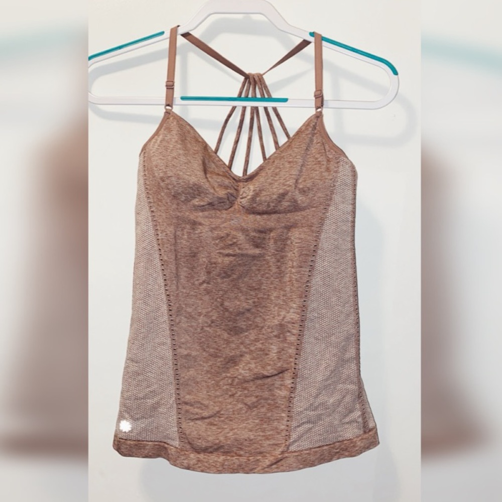 Athleta pink workout tank top